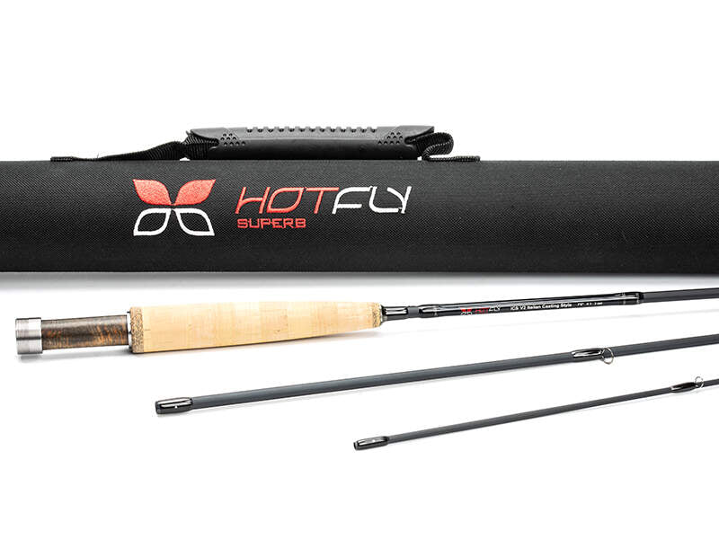 Fliegenrute hotfly Alpine Fastwater V2 - 7,6 ft. #3
