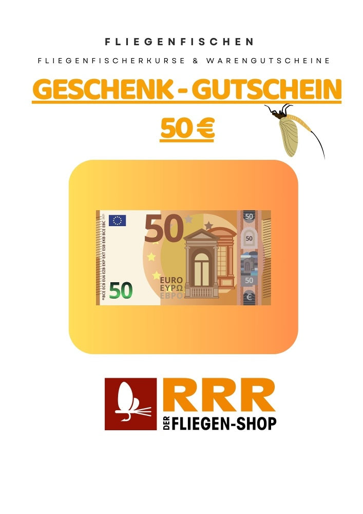 RRR Flyfishing - Der Fliegen-Shop - Geschenkgutscheine