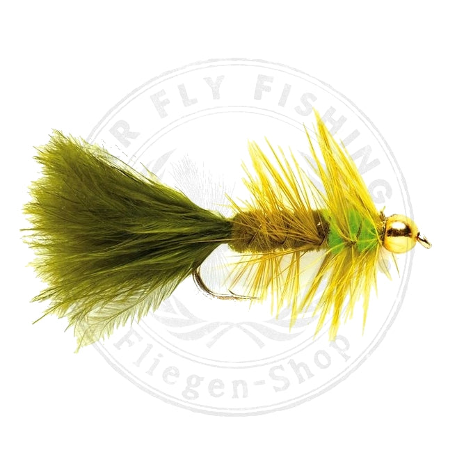 zu sehen ist eine fliege zum fliegenfischen