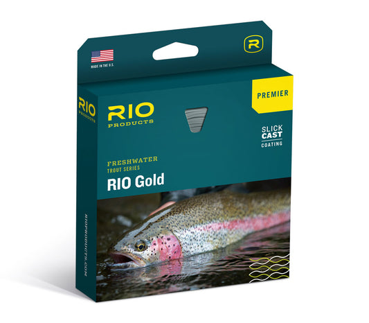 Rio Premier Gold Fliegenschnur moss gold