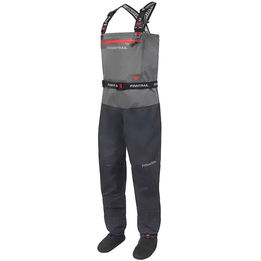 Zu sehen ist die Wathose Finntrail oder Details davon