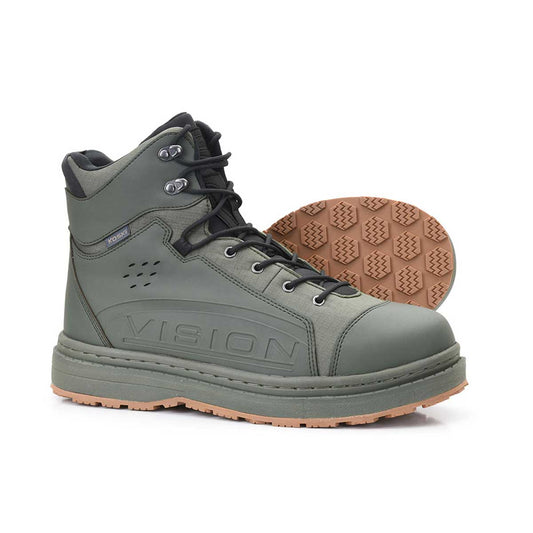 zu sehen ist der Vision Koski Watschuh in Gummiausführung mit Profilsohle